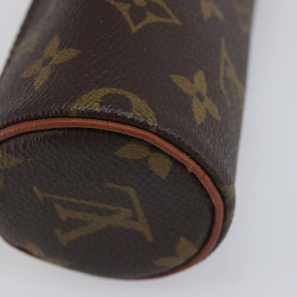 LOUIS VUITTON Monogram Papillon Pouch LV Auth ar14474
