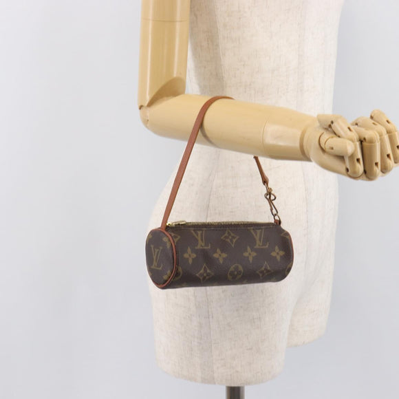 LOUIS VUITTON Monogram Papillon Pouch LV Auth ar14474