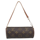 LOUIS VUITTON Monogram Papillon Pouch LV Auth ar14474-2