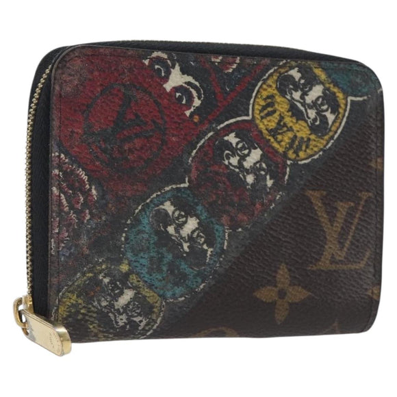LOUIS VUITTON Monogram Zippy Coin Purse Yamamoto Hirosai M67250 LV Auth ar14475