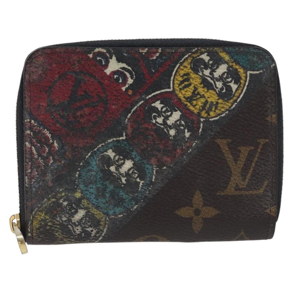 LOUIS VUITTON Monogram Zippy Coin Purse Yamamoto Hirosai M67250 LV Auth ar14475