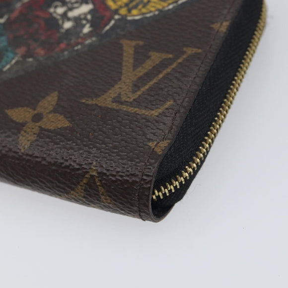 LOUIS VUITTON Monogram Zippy Coin Purse Yamamoto Hirosai M67250 LV Auth ar14475