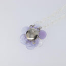CHANEL Camelia Necklace plastic Clear CC Auth ar14476V-10