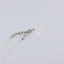CHANEL Camelia Necklace plastic Clear CC Auth ar14476V-14