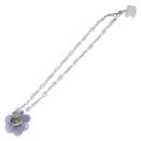 CHANEL Camelia Necklace plastic Clear CC Auth ar14476V-9