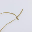 CHANEL Camelia Necklace Leather Beige CC Auth ar14477-15