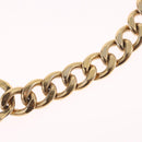 CHANEL Rhinestone Necklace metal Gold CC Auth ar14478M-11