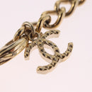 CHANEL Rhinestone Necklace metal Gold CC Auth ar14478M-16