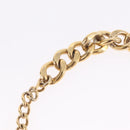 CHANEL Rhinestone Necklace metal Gold CC Auth ar14478M-6