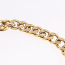 CHANEL Rhinestone Necklace metal Gold CC Auth ar14478M-7