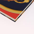 HERMES Kavalcadur Note Silk Navy Auth ar14479M-10
