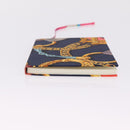 HERMES Kavalcadur Note Silk Navy Auth ar14479M-7