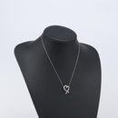 Tiffany & Co. Loving Heart Necklace Ag925 Silver Auth ar14480-14