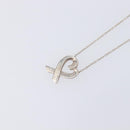 Tiffany & Co. Loving Heart Necklace Ag925 Silver Auth ar14482-3
