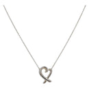 Tiffany & Co. Loving Heart Necklace Ag925 Silver Auth ar14483-1