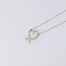 Tiffany & Co. Loving Heart Necklace Ag925 Silver Auth ar14483-9