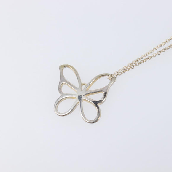 Tiffany & Co. Villa Flower Necklace Ag925 Silver Auth ar14484