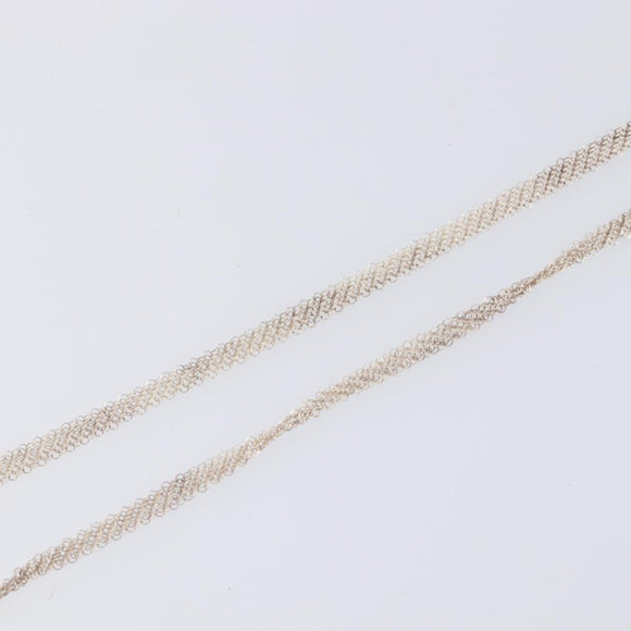 Tiffany & Co. Mesh Chain Necklace Ag925 Silver Auth ar14487