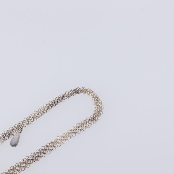 Tiffany & Co. Mesh Chain Necklace Ag925 Silver Auth ar14487