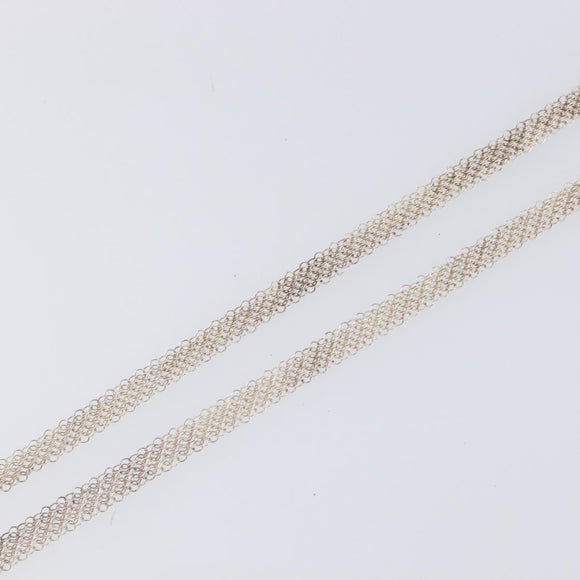 Tiffany & Co. Mesh Chain Necklace Ag925 Silver Auth ar14487