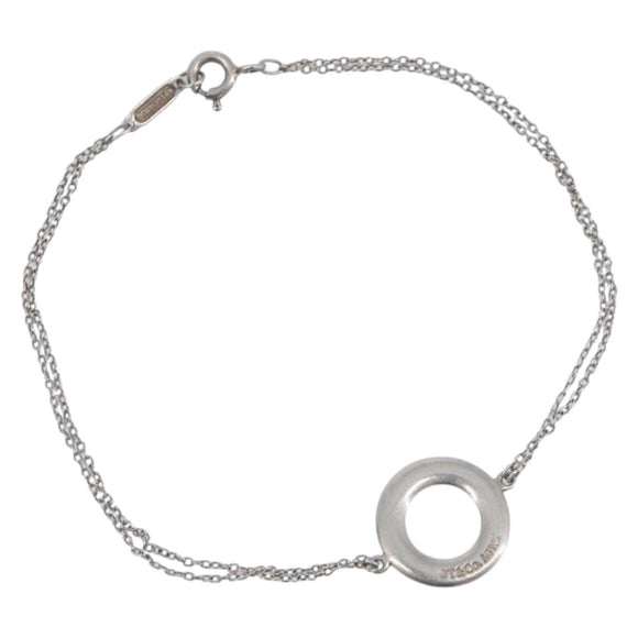 Tiffany & Co. Circle Bracelet Ag925 Silver Auth ar14489
