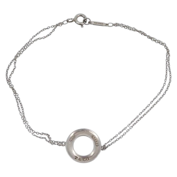 Tiffany & Co. Circle Bracelet Ag925 Silver Auth ar14489