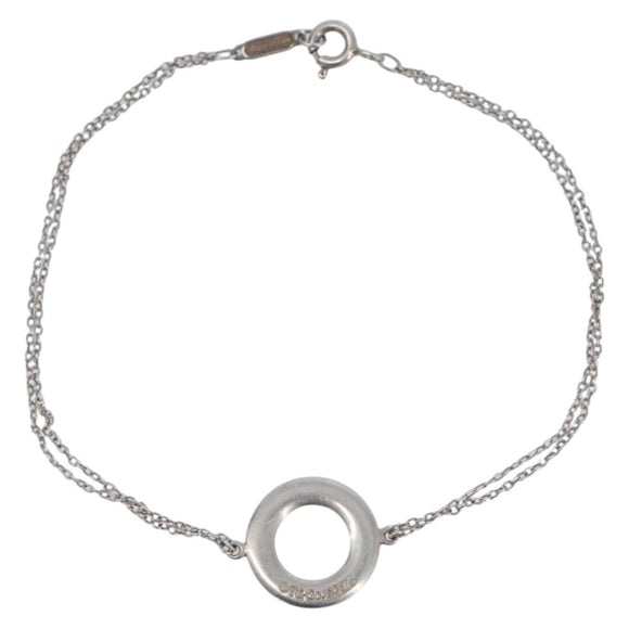 Tiffany & Co. Circle Bracelet Ag925 Silver Auth ar14489