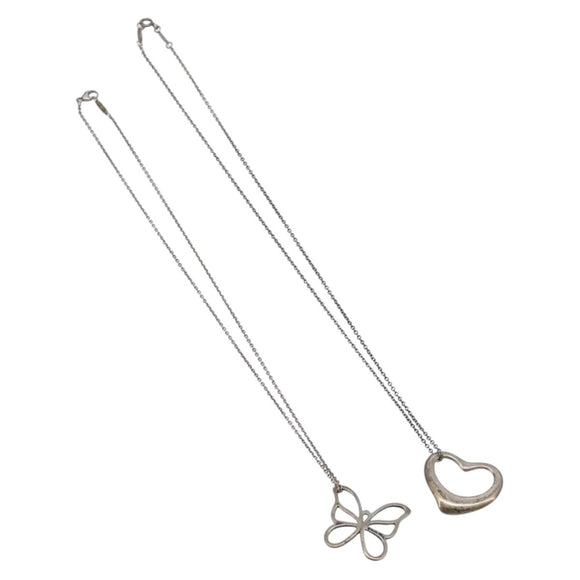 Tiffany & Co. Necklace Ag925 2 Set Silver Auth ar14492