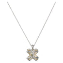 Tiffany & Co. Cross Combination Necklace Ag925 Silver Auth ar14495M-1