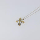 Tiffany & Co. Cross Combination Necklace Ag925 Silver Auth ar14495M-10