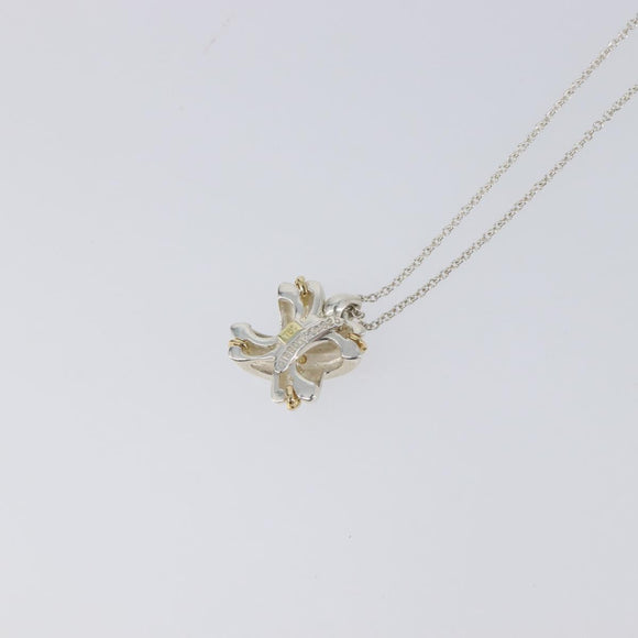 Tiffany & Co. Cross Combination Necklace Ag925 Silver Auth ar14495M