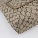 GUCCI GG Supreme Web Sherry Line Tote Bag PVC Beige Gold 39 02 003 Auth ar14510-11
