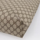 GUCCI GG Supreme Web Sherry Line Tote Bag PVC Beige Gold 39 02 003 Auth ar14510-12