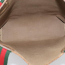 GUCCI GG Supreme Web Sherry Line Tote Bag PVC Beige Gold 39 02 003 Auth ar14510-16