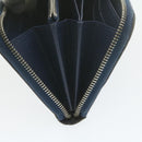 LOUIS VUITTON Epi Zippy Wallet Long Wallet Navy Blue M60307 LV Auth ar3608-13