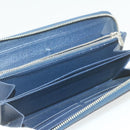 LOUIS VUITTON Epi Zippy Wallet Long Wallet Navy Blue M60307 LV Auth ar3608-15