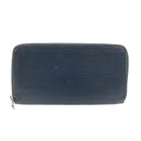 LOUIS VUITTON Epi Zippy Wallet Long Wallet Navy Blue M60307 LV Auth ar3608-2