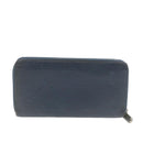 LOUIS VUITTON Epi Zippy Wallet Long Wallet Navy Blue M60307 LV Auth ar3608-3