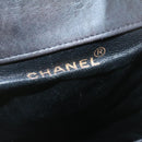 CHANEL Matelasse Backpack Leather Black Gold Tone CC Auth ar4662M-18