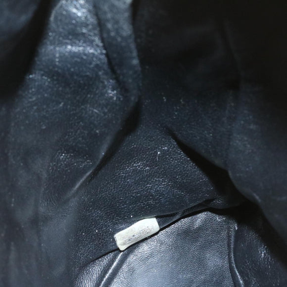 CHANEL Matelasse Backpack Leather Black Gold Tone CC Auth ar4662AM