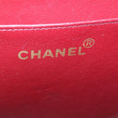 CHANEL Big Matelasse34 Turn Lock Chain Bag Lamb Skin Black Gold CC Auth ar5950SAV-14