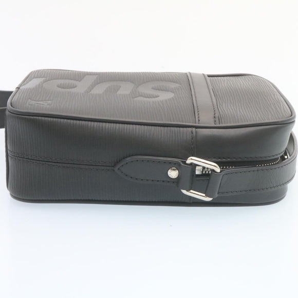 LOUIS VUITTON Supreme Epi Danube Shoulder Bag Black M53431 LV Auth ar5973SM