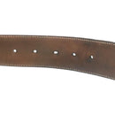 GUCCI GG Canvas Interlocking Belt PVC Leather Black Auth ar6259-7