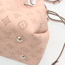 LOUIS VUITTON Monogram Mahina Bella Hand Bag Pink M57068 LV Auth ar6430S-14