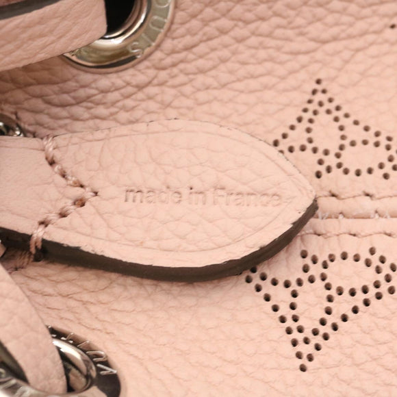 LOUIS VUITTON Monogram Mahina Bella Hand Bag Pink M57068 LV Auth ar6430S