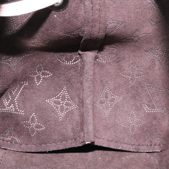 LOUIS VUITTON Monogram Mahina Bella Hand Bag Pink M57068 LV Auth ar6430S