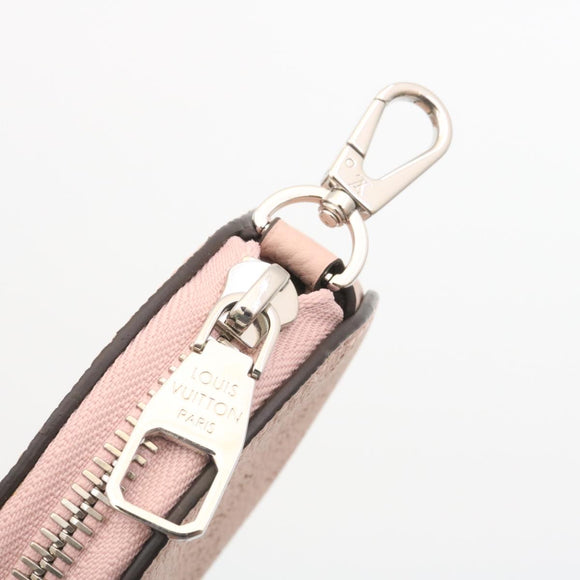 LOUIS VUITTON Monogram Mahina Bella Hand Bag Pink M57068 LV Auth ar6430S