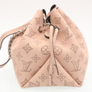 LOUIS VUITTON Monogram Mahina Bella Hand Bag Pink M57068 LV Auth ar6430S-3