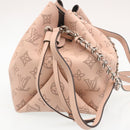 LOUIS VUITTON Monogram Mahina Bella Hand Bag Pink M57068 LV Auth ar6430S-4