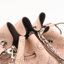 LOUIS VUITTON Monogram Mahina Bella Hand Bag Pink M57068 LV Auth ar6430S-6